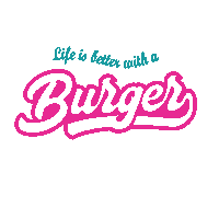 TommysDiner life burger cheese hamburger Sticker