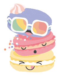 Macarons Sticker by Tante Kaartje