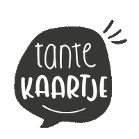 tantekaartje tantekaartje tantekaartjelogo Sticker