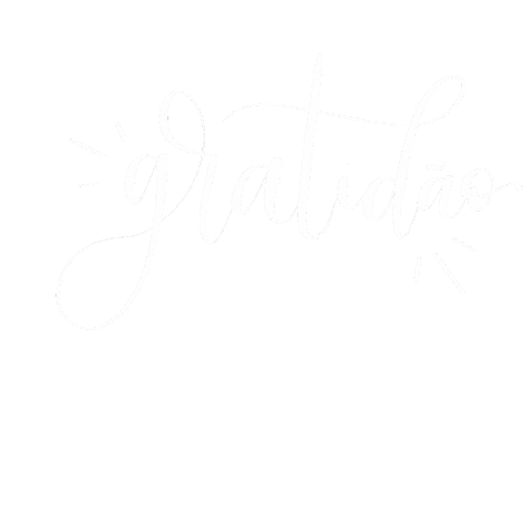 Lettering Gratidao Sticker