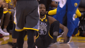 high five nba finals 2018 GIF by NBA