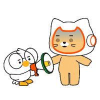 Cat Talking Sticker by Jumix