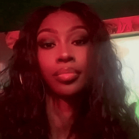 Stare Steph GIF by XOXO Virgin Hair