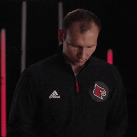 Go Cards Swimming GIF by Louisville Cardinals