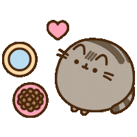 Toilet Paper Cat Sticker by Pusheen