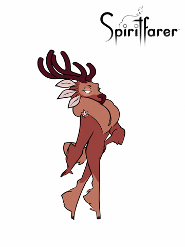 thunderlotusgames giphyupload deer spiritfarer GIF