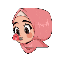 imcleem happy birthday hb hijabi joyeux anniversaire Sticker