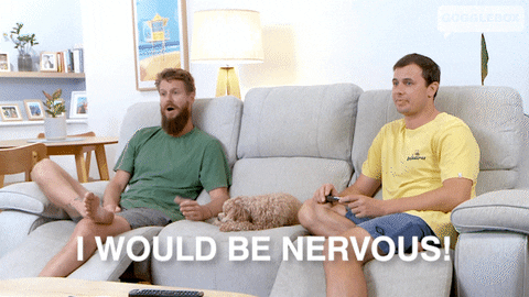 Scared Watching Tv GIF by Gogglebox Australia