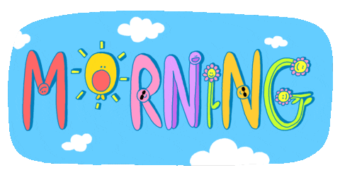 greeting good morning Sticker by BuzzFeed Animation