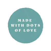 Dots Love Sticker by Julia from DotsDesign