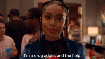 Yara Shahidi Party GIF by grown-ish