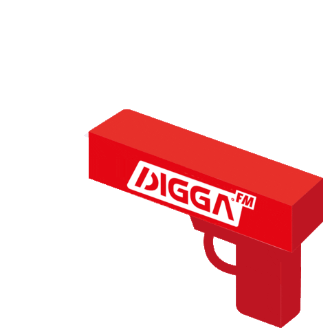 Rap Gun Sticker by DIGGA.FM