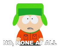 Kyle Broflovski No Sticker by South Park