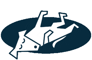 Tired Dog Sticker by Persuaid