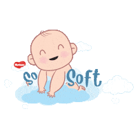 Cloud Diaper Sticker by HuggiesMY