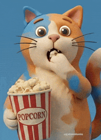 Cinema Popcorn GIF