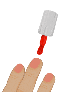 Red Nails Sticker by Persona Cosmetics