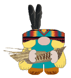 Native American Gnome Sticker