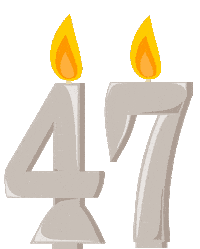 Birthday Flickering Sticker