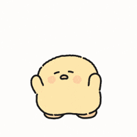 sickyaki jump chick belly 병아리 GIF