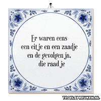Baby Kind Sticker by Tegelspreuken.nl