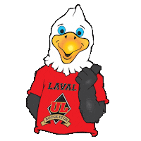 ulaval sport victor mascotte ulaval Sticker