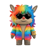Rainbow Love Sticker