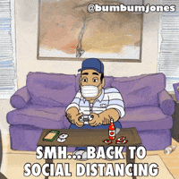 BumBumJones mask xbox social distancing GIF