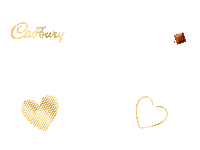 Cadbury_id love heart gold valentine Sticker