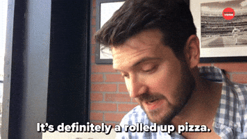 It's A Rolled Up Pizza
