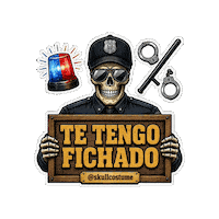 Skull Reconocido Sticker