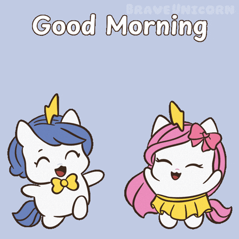 Good Morning Fresh Start GIF by Brave Unicorn