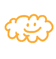 Happy Cloud Sticker by Lucas Levitan