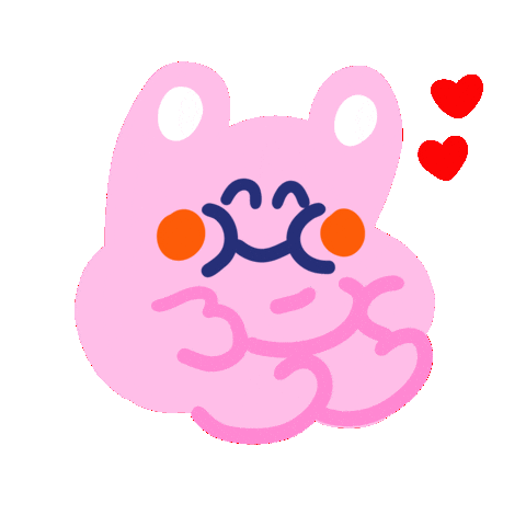 Bunny Self Love Sticker