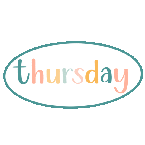 madisonelizabethdesigns work week thursday madison Sticker