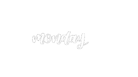 gabssnotes giphyupload day monday lettering Sticker