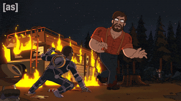 Rolling Paul Bunyan GIF by Adult Swim