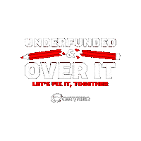 OSSTF underfunded osstf feeso sous finance Sticker
