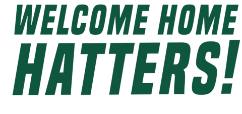 Welcome Home Hatters Sticker by Stetson University