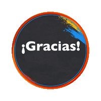 Gracias Bj Sticker by Santiago Taboada
