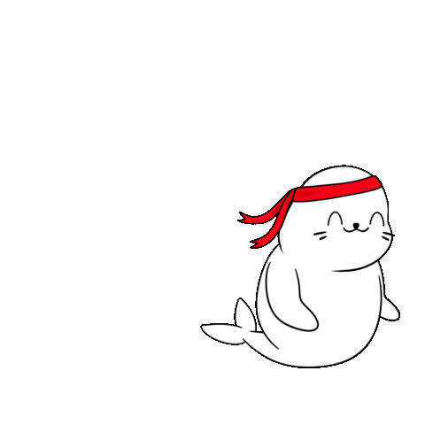 Happy Fun Sticker by Sappy Seals Community
