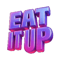 Queen Eating Sticker by MidwestHubTV