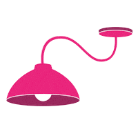 pink shade Sticker by Color Cord Company
