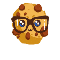 Adeanejde jumping cookies nerdy kuky Sticker