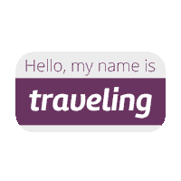 my name is hello Sticker by HolidayPirates