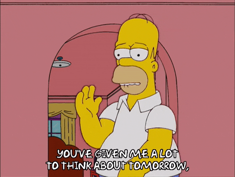 Think Season 17 GIF by The Simpsons