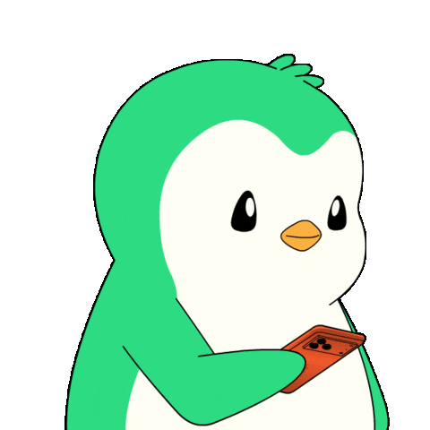Pick Up Penguin Sticker by Abster