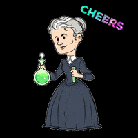 Giantim cheers mariecurie GIF