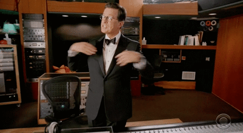 Stephen Colbert Library GIF by Emmys