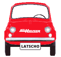 Red Car Fiat500 Sticker by Autohäuser Pohlheim